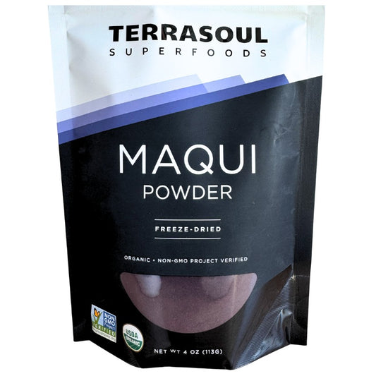 Terrasoul SuperFoods Organic Maqui Powder – Freeze-Dried, 4oz Superfood