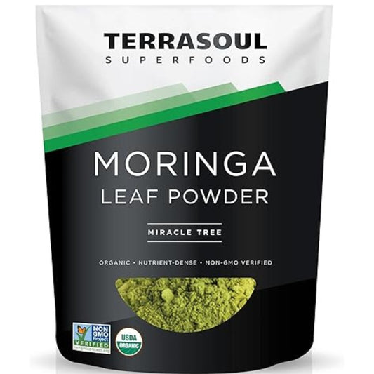 Terrasoul SuperFoods Organic Moringa Leaf Powder – Miracle Tree Superfood, 16oz